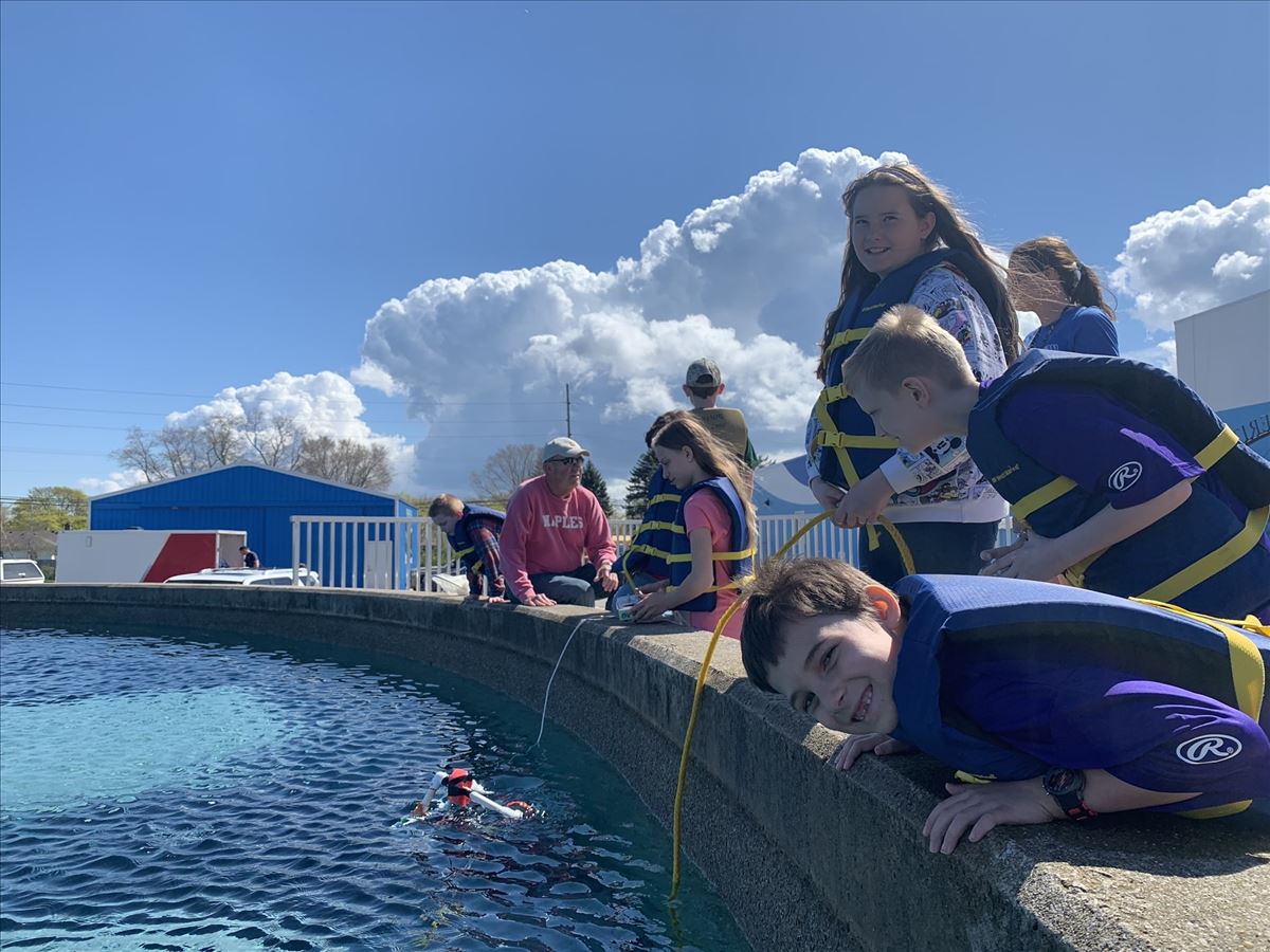 Piloting ROVs at the Great Lakes Maritime Heritage Center