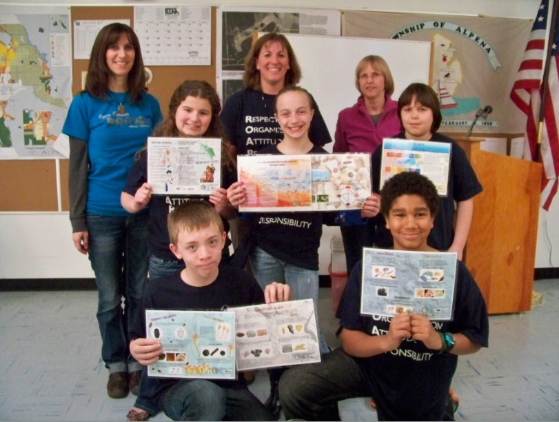 Students presented at the Friends of Rockport/ Besser Natural Area in April of 2013
