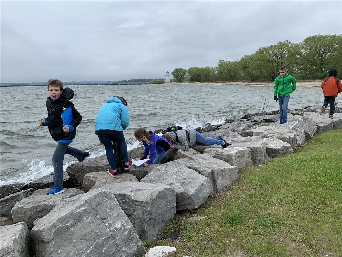 Preventing marine debris along Lake Huron