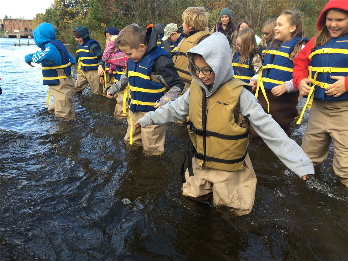 Stepping lightly into the Thunder Bay River
