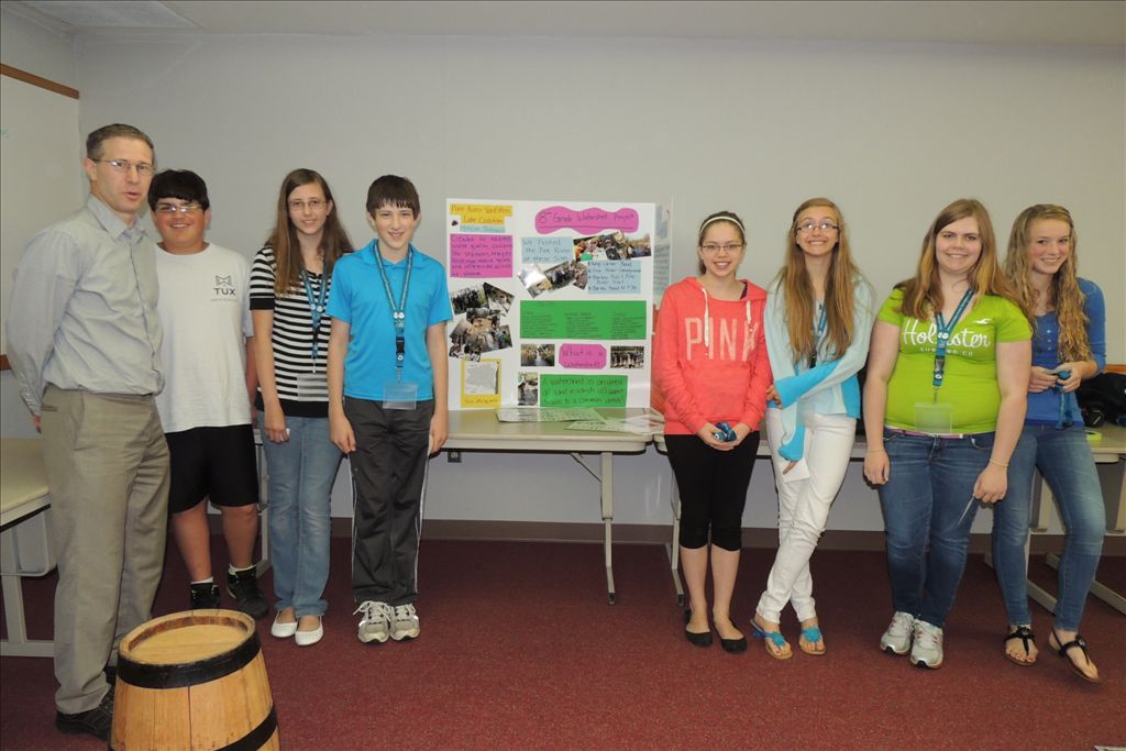 Mr. Berenkowski's Student Presenters at the 1st Annual NE MI Youth Watershed Summit in Alpena, MI (May 2013)