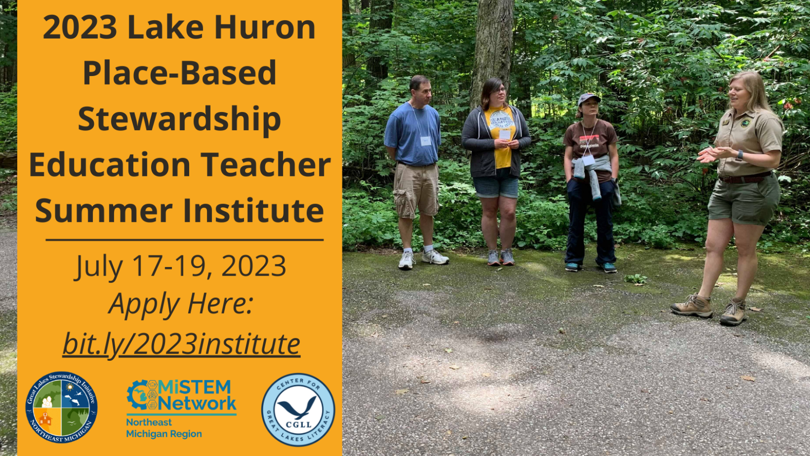 Lake Huron Place-Based Stewardship Education Summer Institute (Application Deadline June 2) image