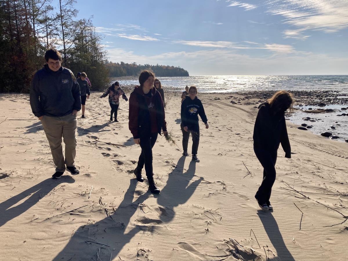 Walking the Shore Line of North Point